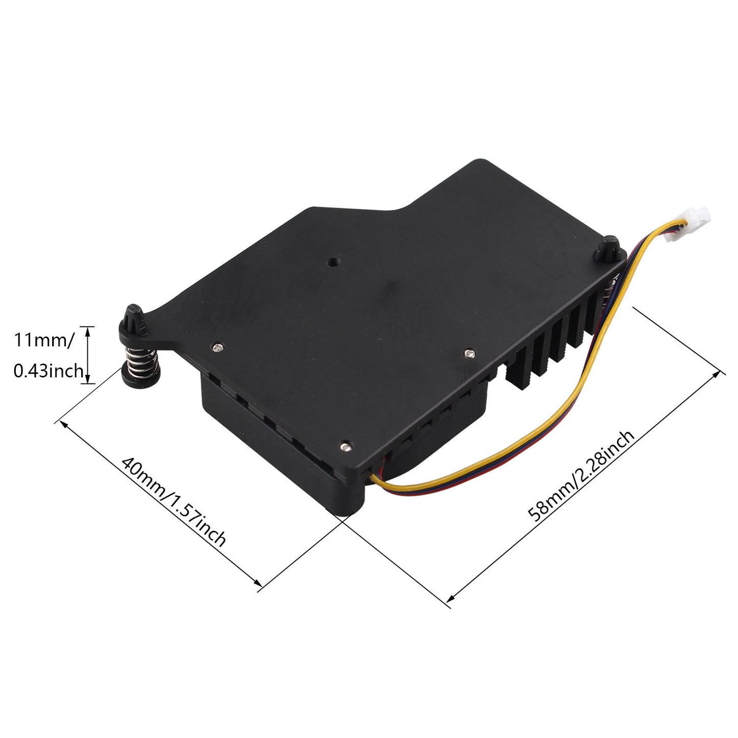 ZDE ZP520 Aluminum Active Cooler for Raspberry Pi 5 Armor Lite V5 Cooler with PWM Heatsink Cooling Fan for Raspberry Pi 5 4GB/8GB