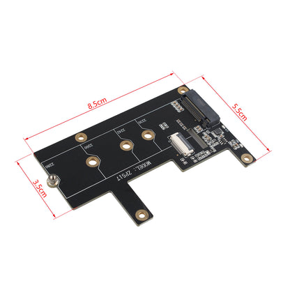 ZDE ZP517B PCIe M.2 Key-M NVMe SSD Hard Drive Adapter Board PIP PCIe Peripheral Board for Raspberry Pi 5