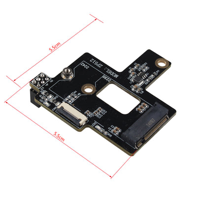 ZDE ZP512 PCIe M.2 Key-M NVMe SSD Hard Drive Adapter Board PIP PCIe Peripheral Board for Raspberry Pi 5