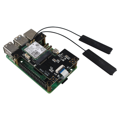 ZDE ZP590B PCIE to WiFi7 Expansion Board MPW7N PCIE to M.2 E-Key Module Adapter for Raspberry Pi 5