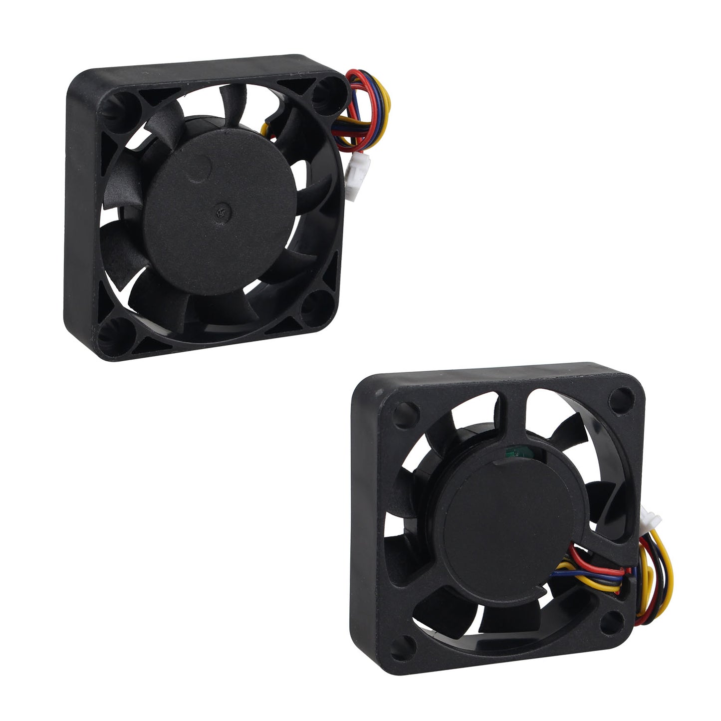 ZDE 2PCS 4010 PWM Cooling Fan 40x40x10mm Speed Adjustment Heatsink Cooler for Raspberry Pi 5 4GB/8GB