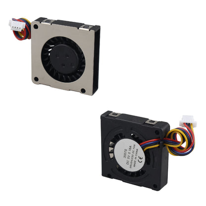 ZDE 2PCS 3007 PWM Cooling Blower Fan 30x30x7mm Speed Adjustment Heatsink Cooler for Raspberry Pi 5 4GB/8GB